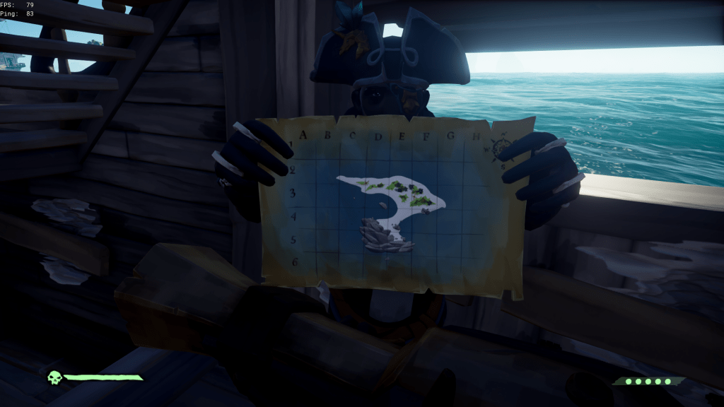 Carte au trésor de Sea of Thieves