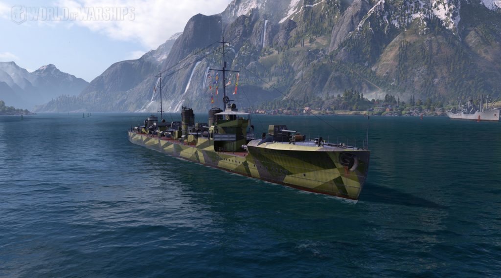 Le destroyer Minekaze dans World of Warships