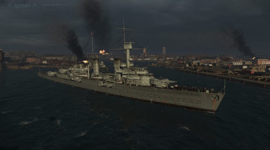 Le Königsberg dans World of Warships