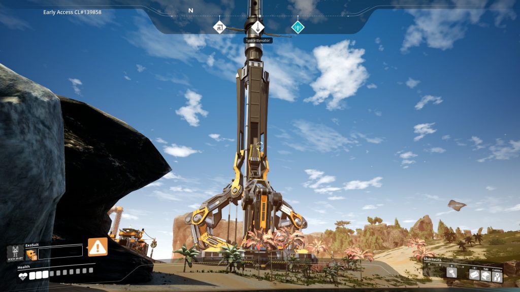 Un ascenseur orbital dans Satisfactory