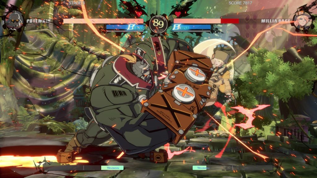 Punition dans Guilty Gear Strive