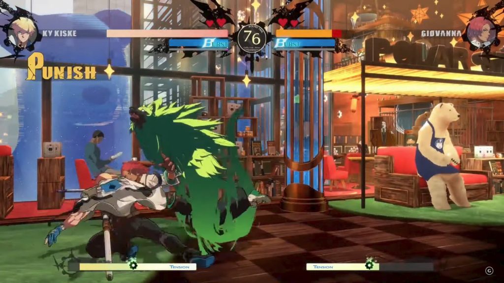 Punition de Ky dans Guilty Gear Strive