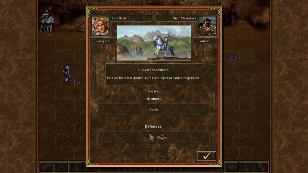 Affrontement dans Heroes of Might & Magic 3