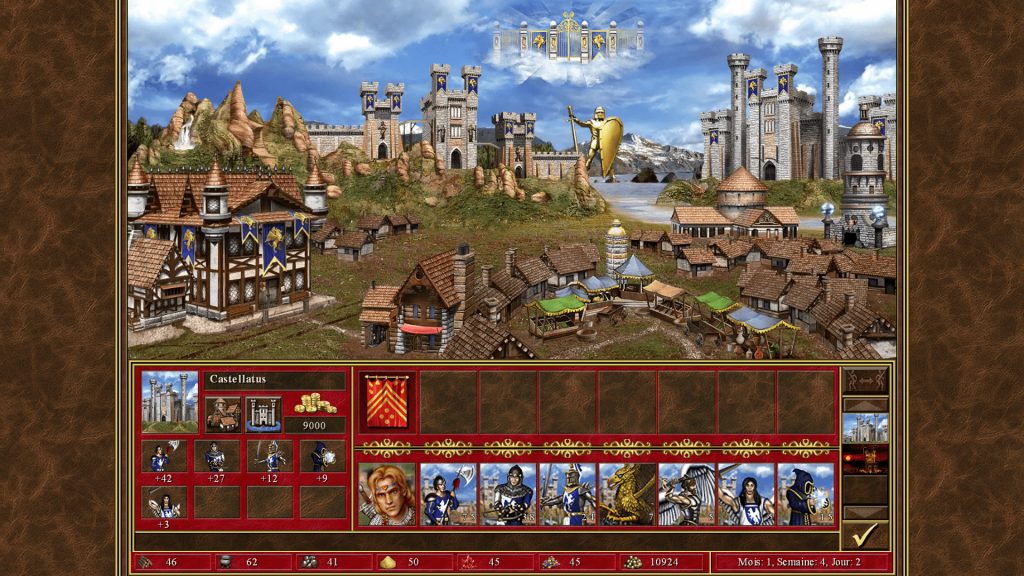 Une cité dans Heroes of Might & Magic 3