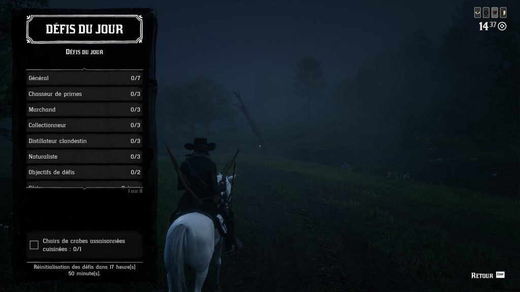 Les défis quotidiens dans Red Dead Online