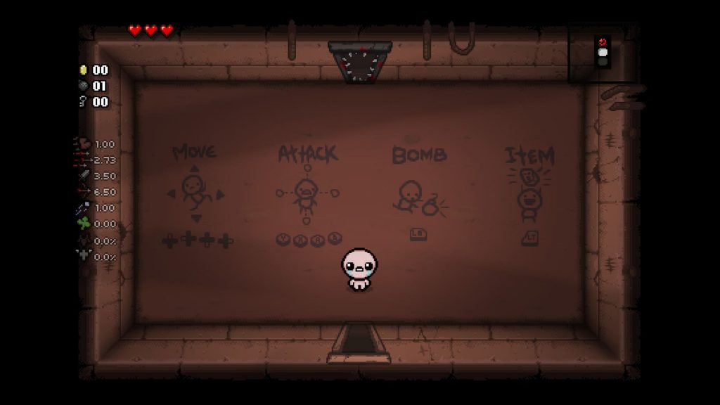 Salle de départ de The Binding of Isaac : Rebirth