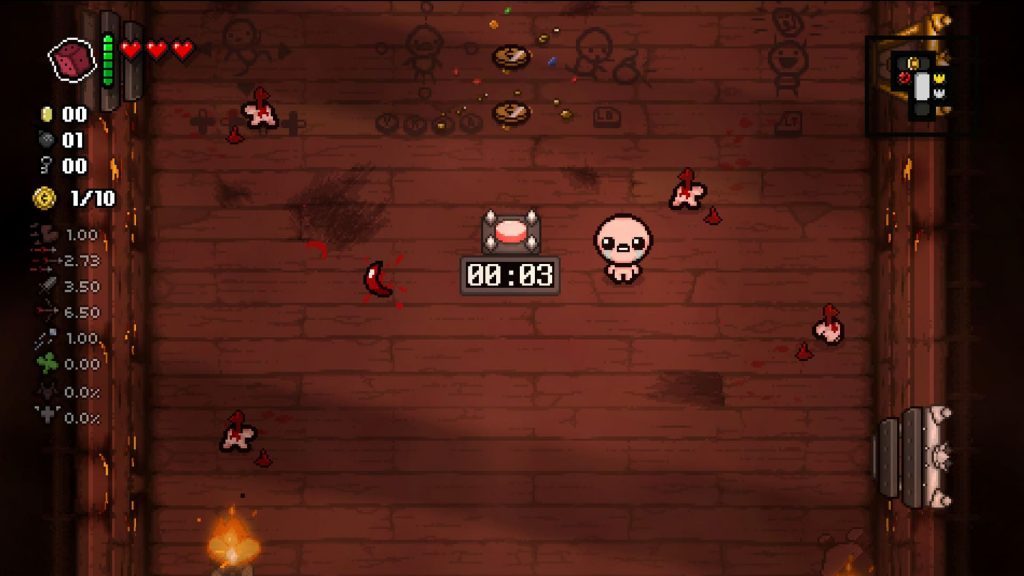 Le timer du mode greed dans The Binding of Isaac : Rebirth