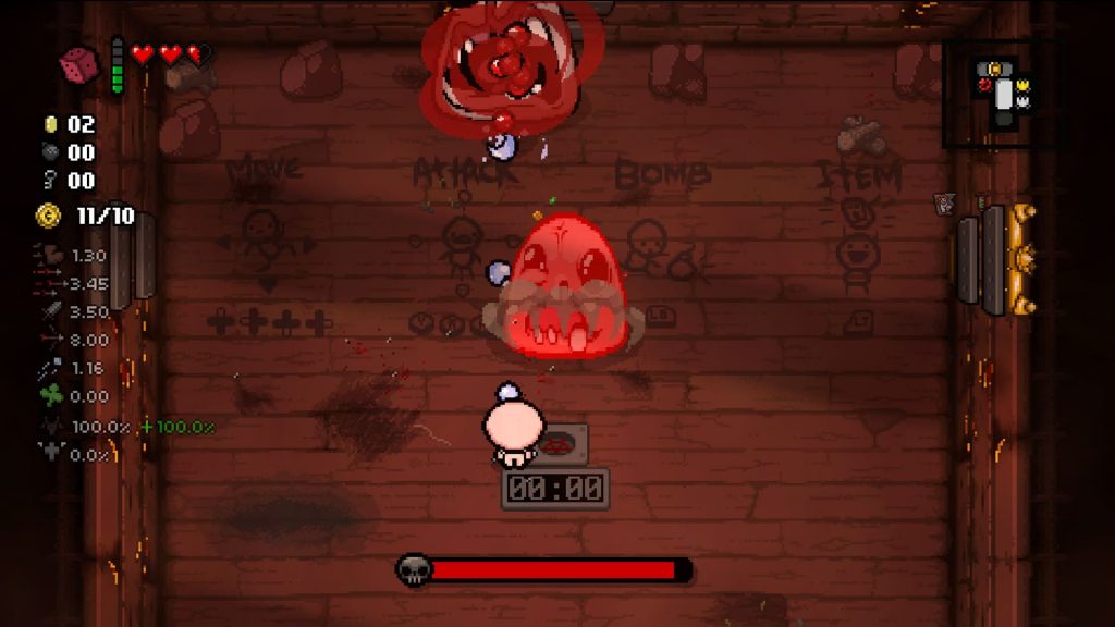 Un évènement du mode greed dans The Binding of Isaac : Rebirth