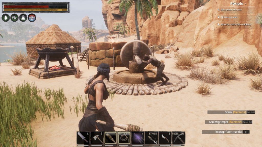 La roue de la souffrance dans Conan Exiles