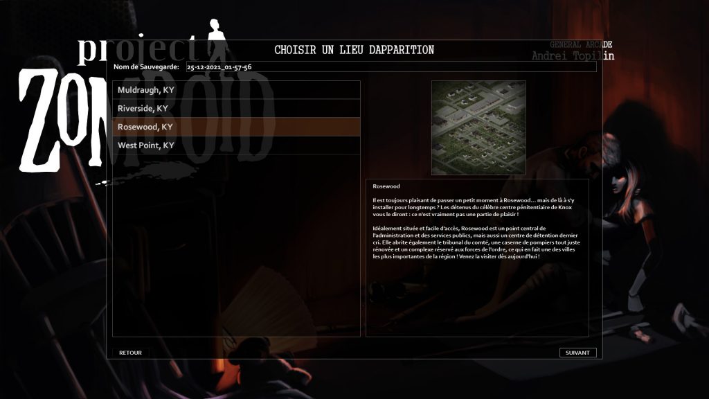 lieux d'apparitions dans project zomboid