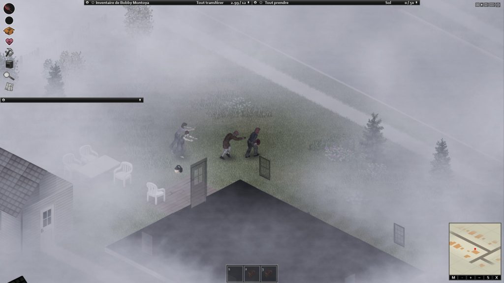 brouillard et zombies