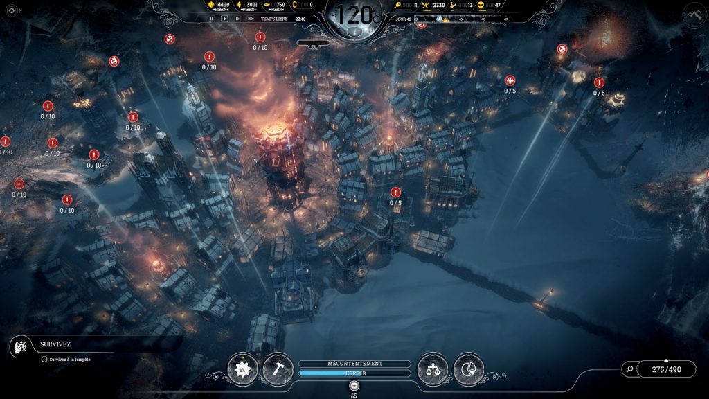 Ville en fin de partie dans Frostpunk